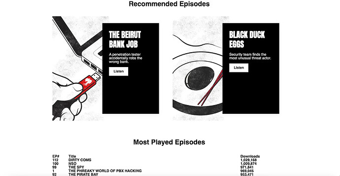 Darknet Diaries博客页面截图
